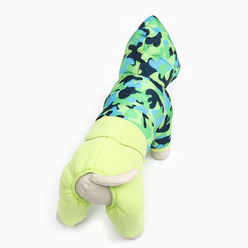 Комбинезон Go-Иди с утяжкой, размер 10 (ДС 25, ОГ 34, ОШ 24 см), зелёный/камуфляж - Simaland фото 5