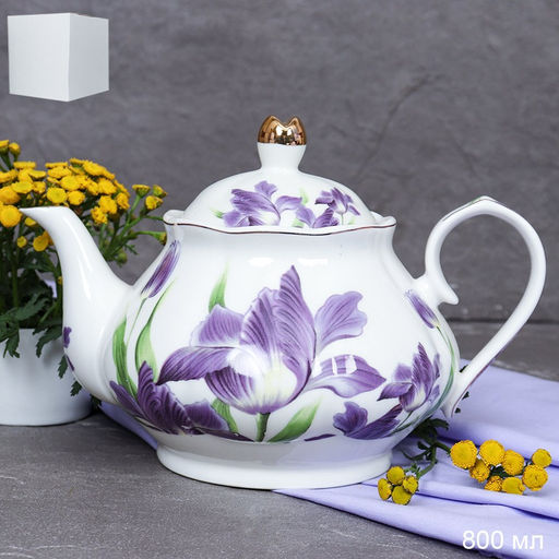 Чайник заварочный 800 мл фарфор арт. GF1/2/3/4/-F31-TP (713920, 713921, 713922, 713919,729969)