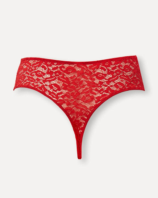 Трусы-стринги с декоративной шнуровкой