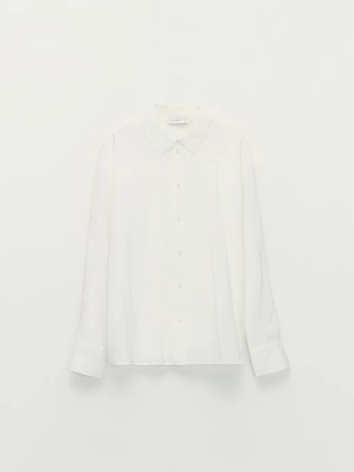 Рубашка прямого кроя из вискозы / Zarina фото 2