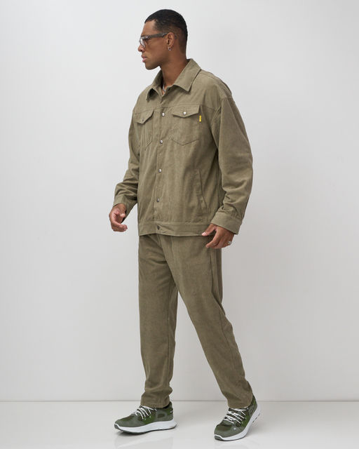 Спортивный костюм мужской весна-лето цвета хаки 55040Kh - Mtforce фото 2