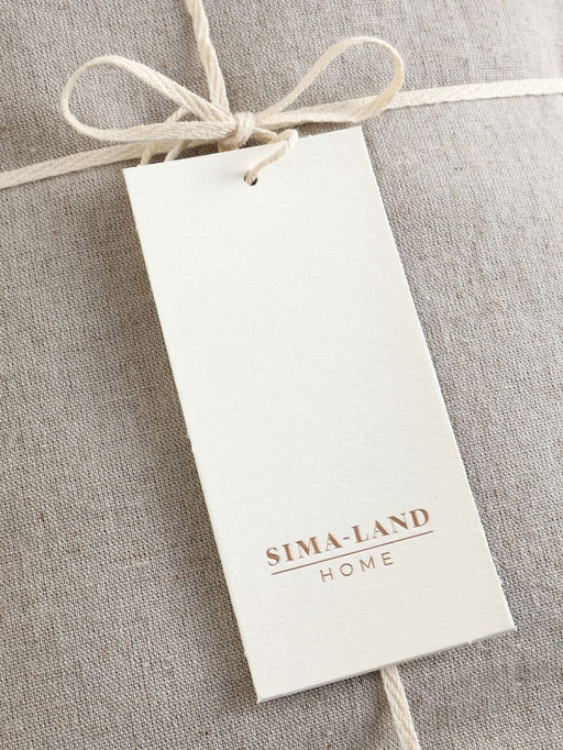 Пододеяльник 2-спальный SL Home Linen collection, 200220 см, серый, полулён - Sima-land home фото 3