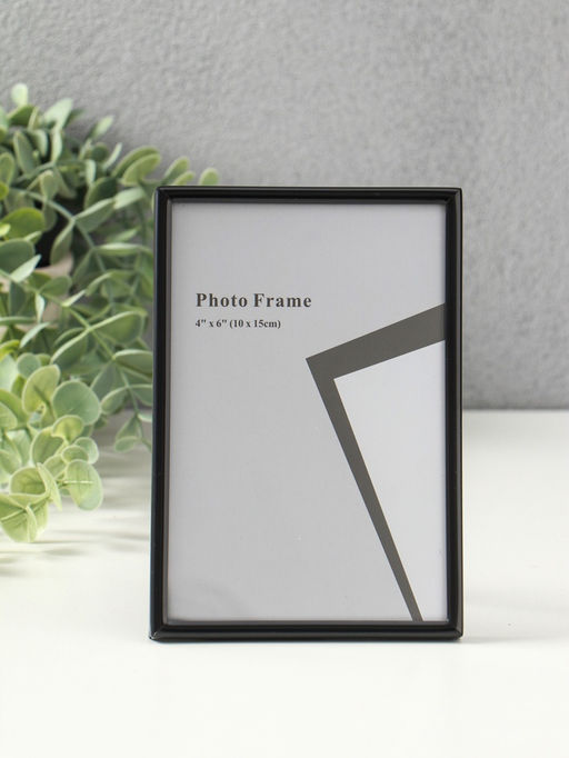 Фоторамка для фото 10×15 см «Классик», чёрная, металл, 1.5×10.5×16 см