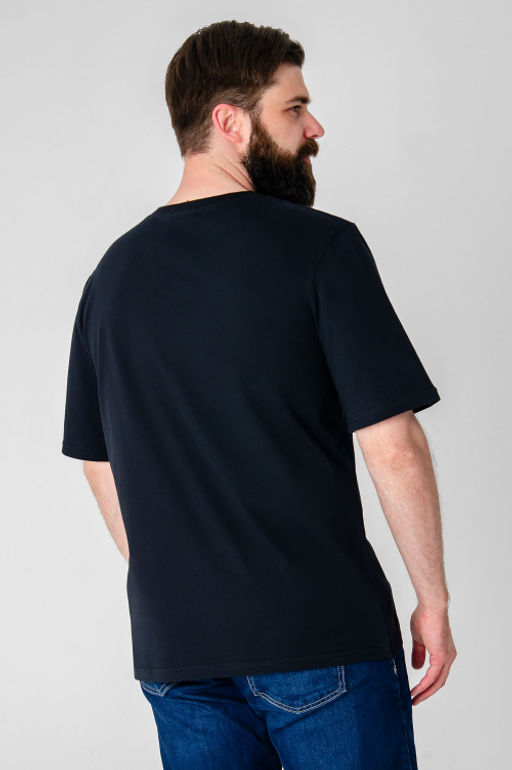 Арт. 614-145 Футболка мужская 50-60 (6 шт) Цвет:черный - Идеал фото 5