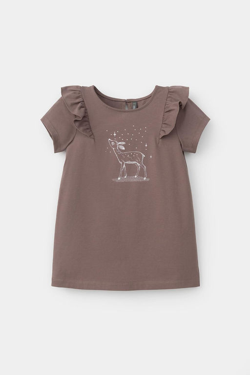 КР 5904/капучино к515 блузка (туника) для дев - Crockid фото 2