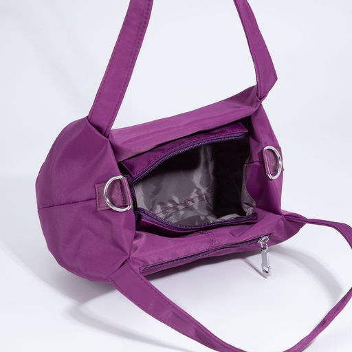 Сумка-тоут на молнии, цвет фиолетовый - Simaland фото 6