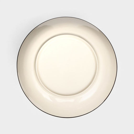 Тарелка керамическая Обеденная, 550 мл, 20 см, серая, 1 сорт, Иран - Керамика ручной работы фото 3