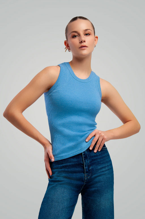 Арт.3201/1 Майка женская 42-46 (3 шт) Цвет:Голубой - Калинка фото 6