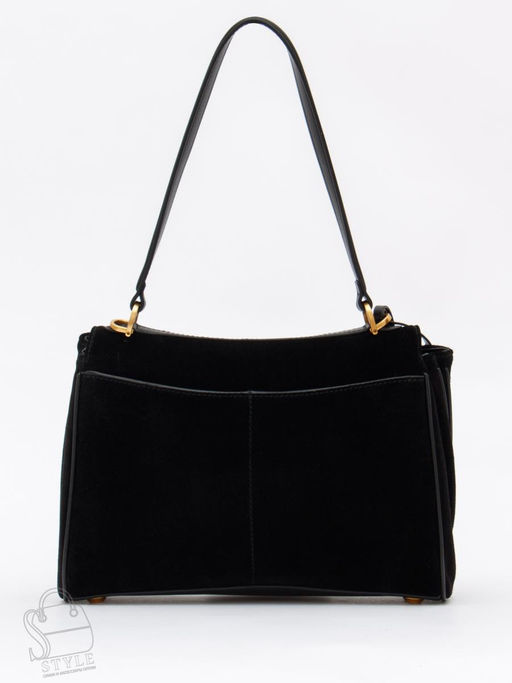 Сумка женская кожаная 1001MF black Polina&Eiterou