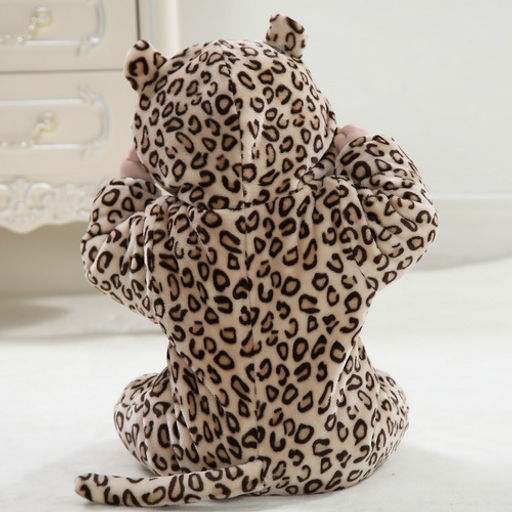 Плюшевый комбинезон Снежный барс (теплый)