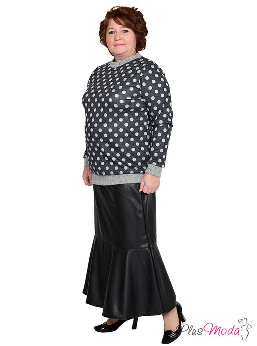 Джемпер Модель №818 размеры 44-84 - Plusmoda фото 5