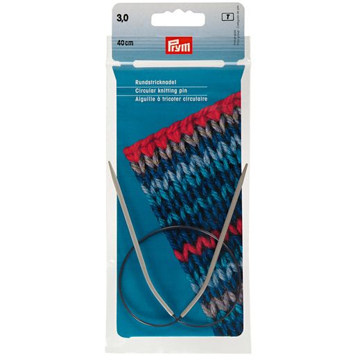 Спицы PRYM 211230 круговые алюминий d 3.0 мм 40 см 1 шт