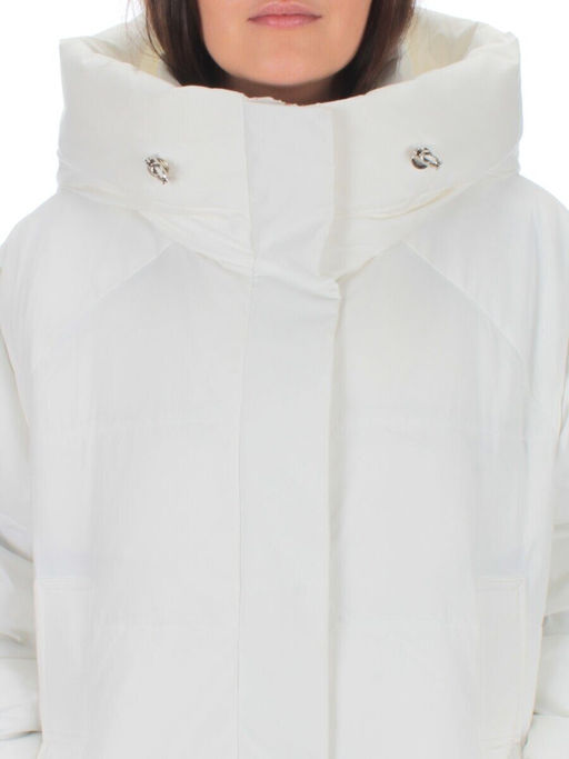 22369 WHITE Пальто зимнее женское (200 гр. холлофайбера) - Fashion фото 11