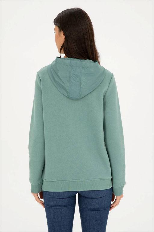 Женский мятный свитшот Неожиданная скидка в корзине - U.s. polo assn фото 5