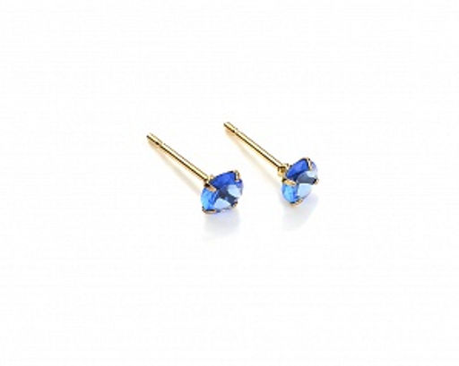 Серьги-гвоздики PR1469 -7 синий