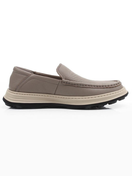 05-2302 GRAY/BEIGE Туфли мужские (натуральная кожа)