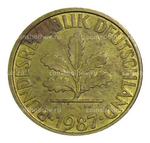 10 пфеннигов 1987 года F Германия