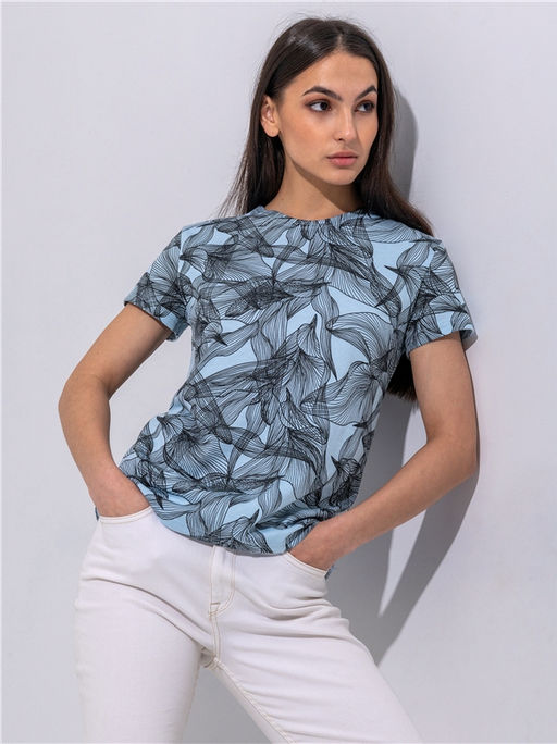 футболка 1ЖДФК3302001н - Апрель фото 4