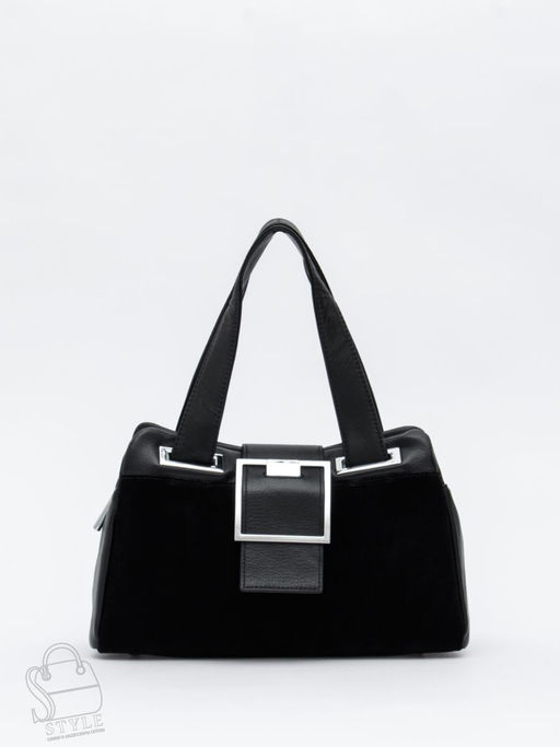 Сумка женская кожаная 1917-1YF black Polina&Eiterou