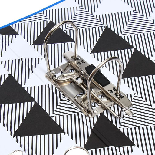 Пaпкa-регистратор А4 75мм Calligrata ламинированная, джинсовый синий  фото 8