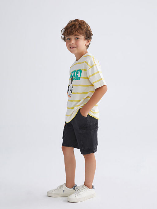 Beli Lastikli Erkek ?ocuk Jean ?ort