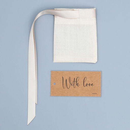 Цена за 5 шт. Мешочек подарочный из хлопка «Для тебя», 7×9 см ± 1.5 см ± 1.5 см