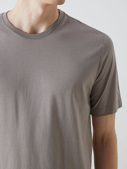 Bisiklet Yaka Penye Erkek Ti??rt