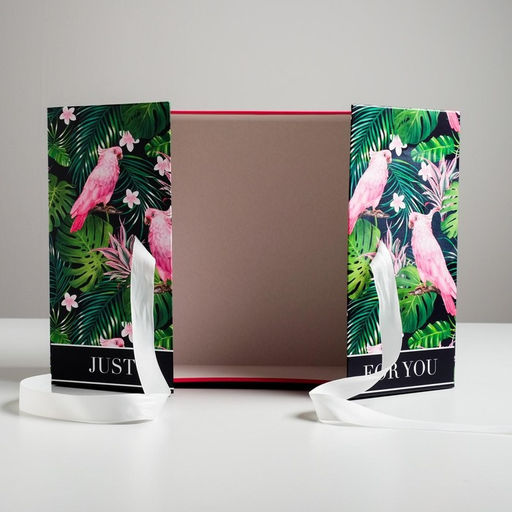 Коробка подарочная Тропики, 29,5 29,5 14,5 см - Дарите счастье фото 4