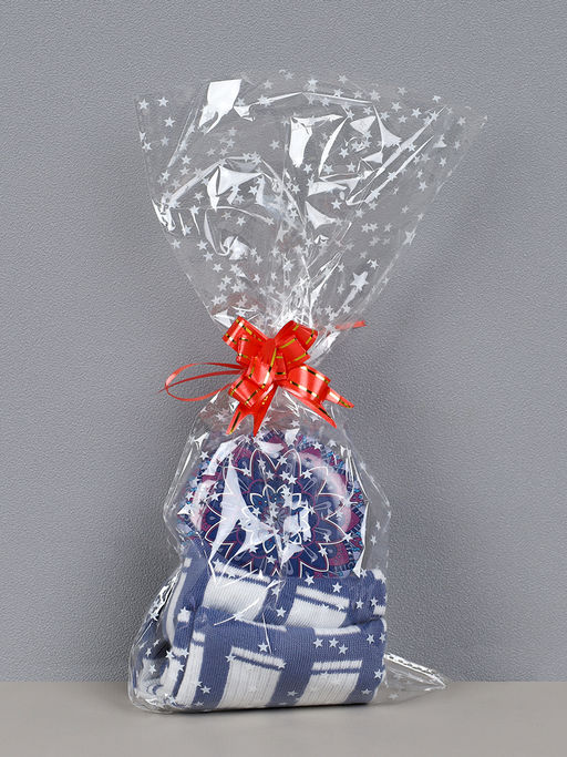 Подарочный набор Аромасвеча+ 1 пара носков / новогодний