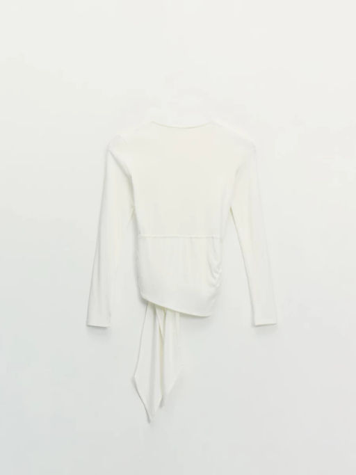 Лонгслив с декоративным узлом / Zarina фото 9