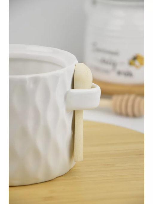 Банка Жемчужная волна 450 мл с ложкой в подарочной упаковке арт.MFK07958 /МФК/  фото 5