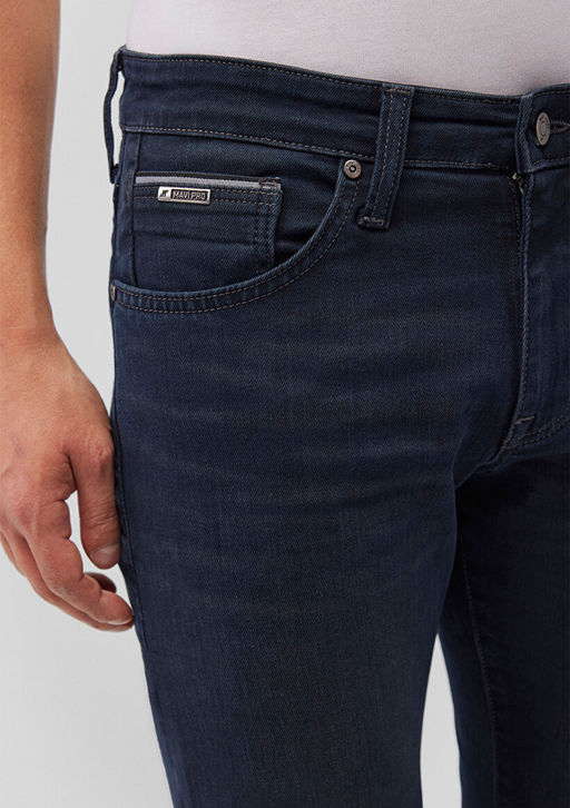 Hunter Mavi Pro Puslu Murekkep Mavi Jean Pantolon  фото 6