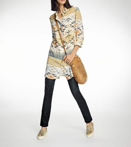 Блузка, пестрая - Linea tesini фото 5