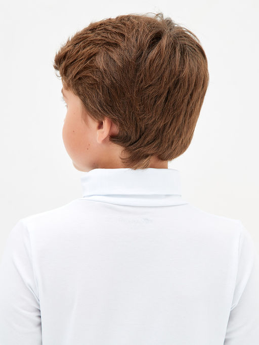 Белая водолазка для мальчика - Kogankids фото 13