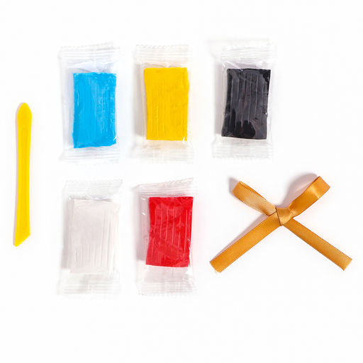 Ёлочная подвеска из полимерной глины своими руками на новый год «Змея в шапочке», набор для творчества