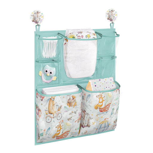 Органайзер на кроватку с крючками, 7 карманов, 38*44 см, ПУТЕШАСТИКИ, шт - Valiant фото 3