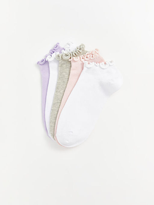 Basic K?z ?ocuk Patik ?orap 5li