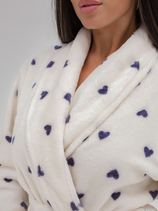 Халат женский арт. Х-63 Велсофт Сердце - Милана фото 6