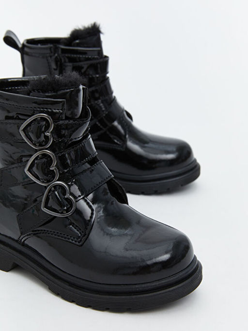 Fermuarl? Rugan K?z ?ocuk Bot