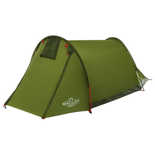 Палатка туристическая Maclay HARLY 2, р. 210х150х100 см, 2-местная, однослойная  фото 6