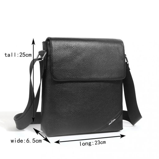 Мужская сумка, кожа, MIRONPAN 67851 Черный  фото 3