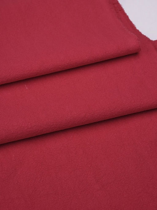 Хлопок крэш цв.Красно-малиновый, ш.1.4м, хлопок-100%, 240гр/м.кв - Купава фото 4