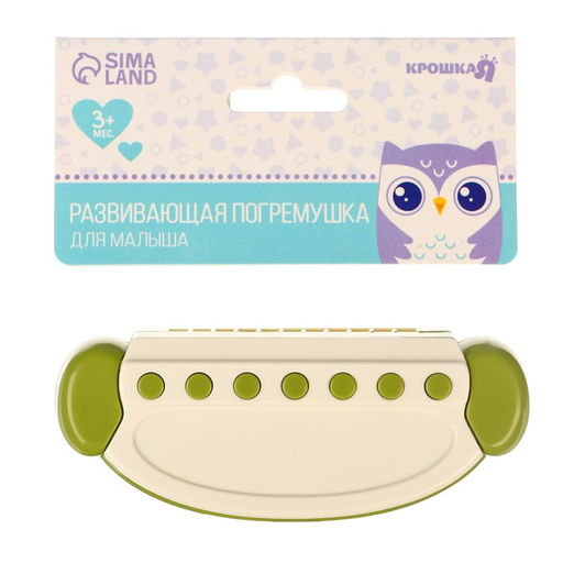 Погремушка Гармошка, цвет МИКС, Крошка Я  фото 3