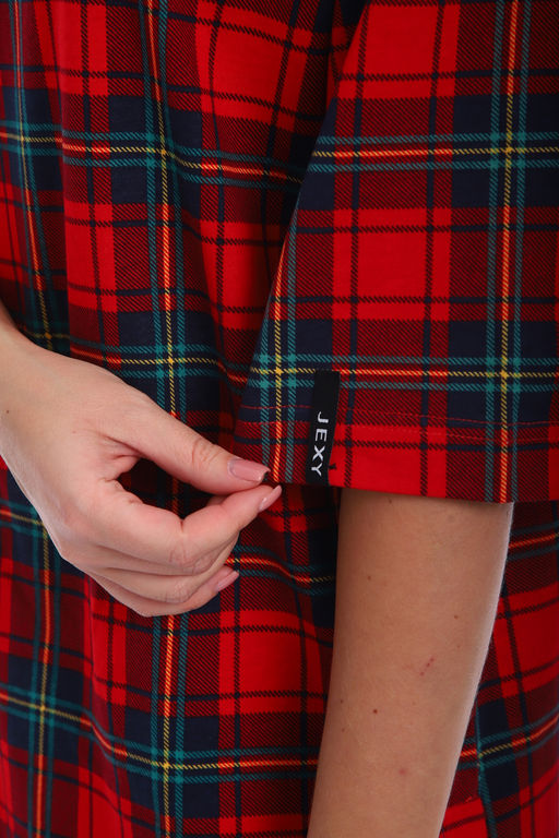 Платье-туника на клепках