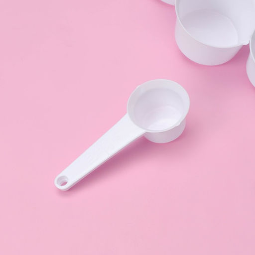 Набор мерных ложек Доляна, 11 шт.: 30/60/80/125/250 мл, 0.6/1.2/2.5/5/7.5/15 мл, пластик, белый