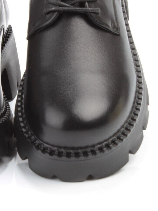 03-5937 BLACK Полуботинки женские (натуральная кожа)