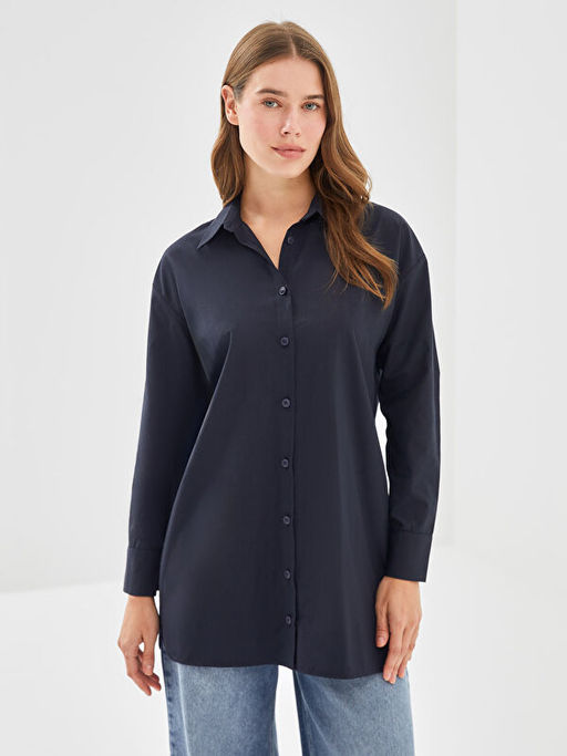 Oversize Poplin Kad?n G?mlek Tunik