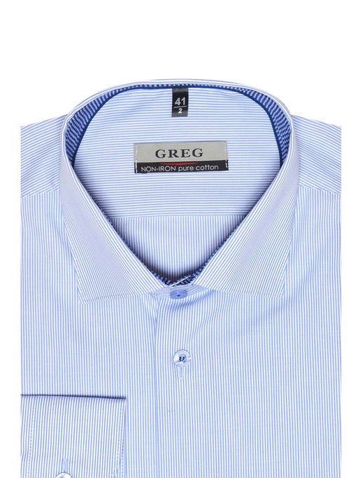 Сорочка мужская длинный рукав GREG 211/231/2216/ZV/1p  фото 2
