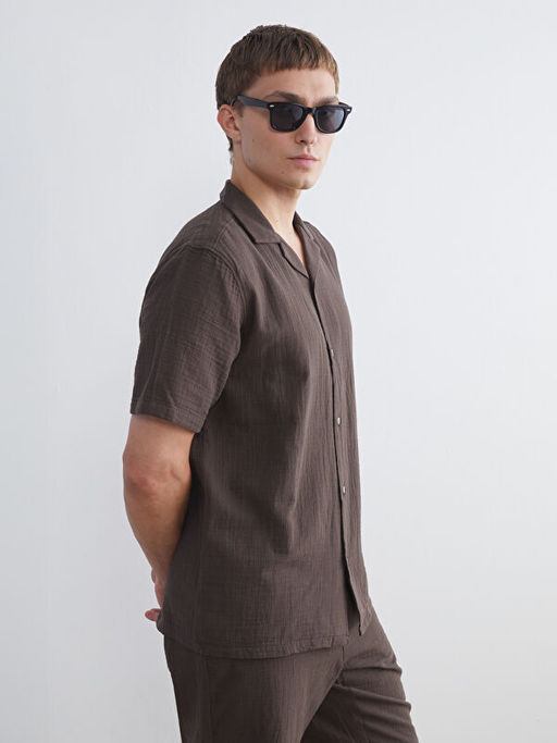 Standart Fit K?sa Kollu Erkek G?mlek