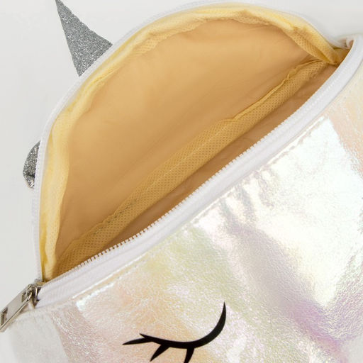 Сумка детская поясная Magiс unicorn на молнии, цвет белый - NAZAMOK KIDS фото 5